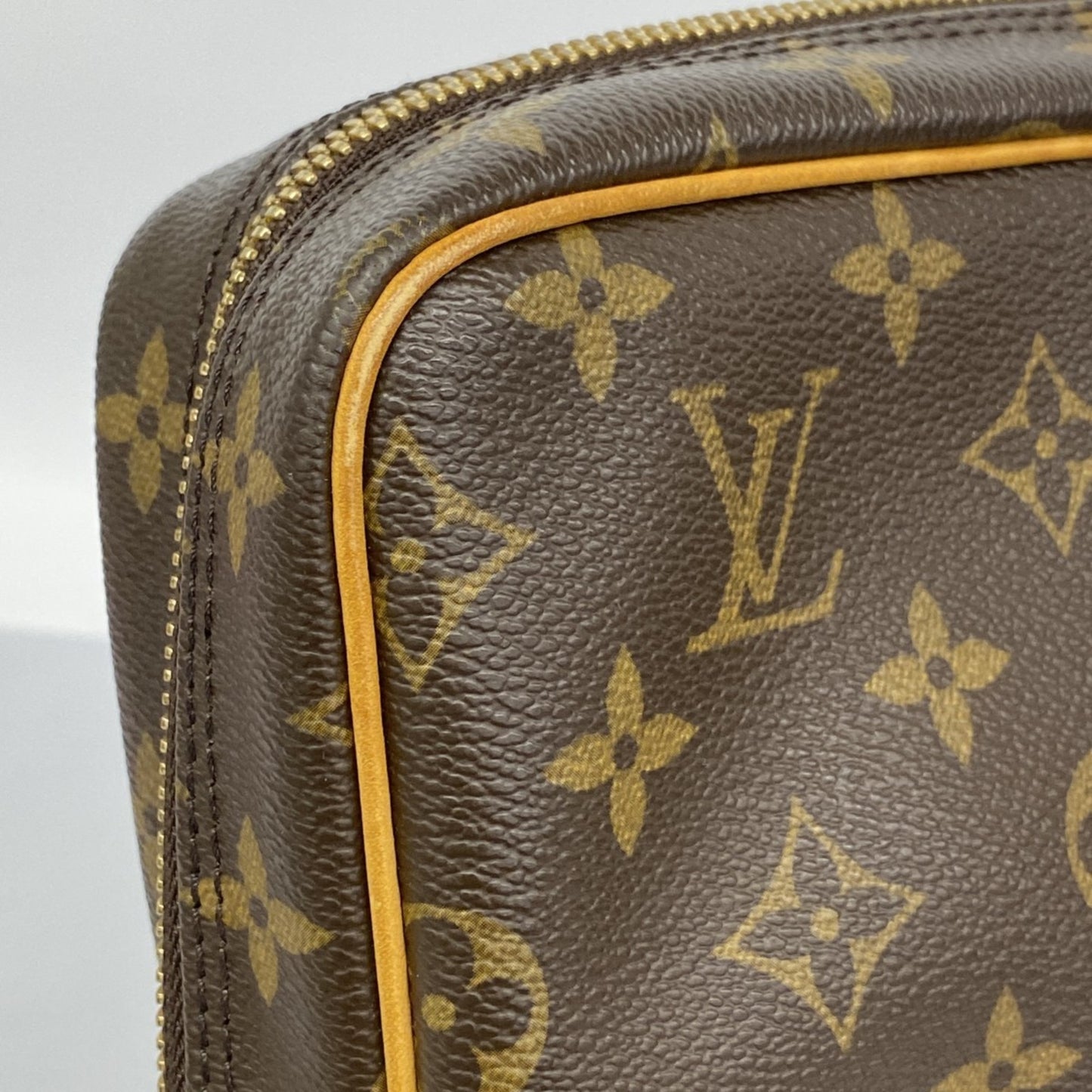 Louis Vuitton Monogram Porte-Document Voyage Bag M53361 Brown