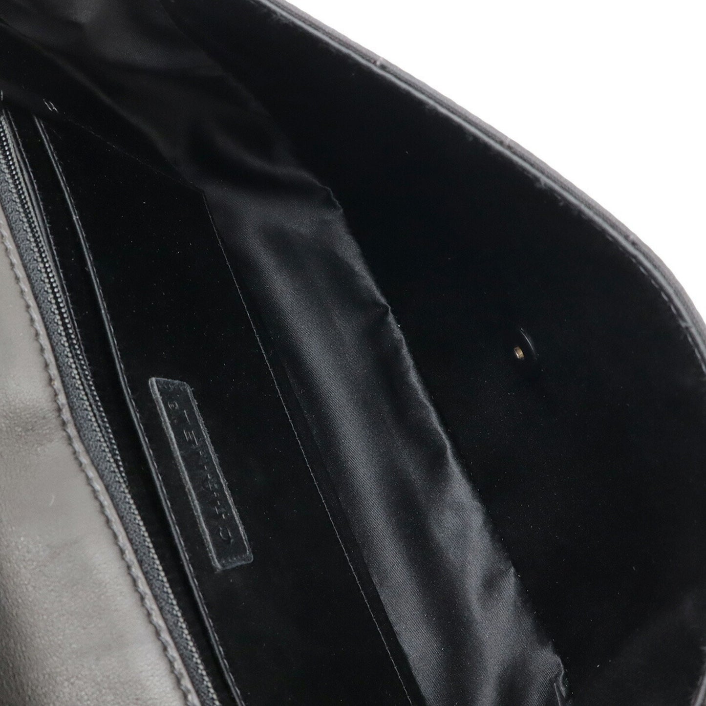 Chanel New Travel Line Chain Shoulder Bag Nylon Jacquard Leather Black A15285