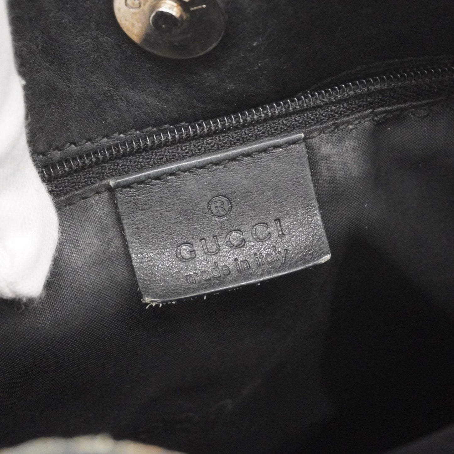 Gucci Shoulder Bag 001 3167 Nylon Black