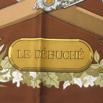 Hermes Herms Carr 90 Le Debuche Hunting/Riding Scarf