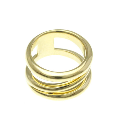 Tiffany Diagonal Ring Yellow Gold (18K) Fashion No Stone Band Ring Gold