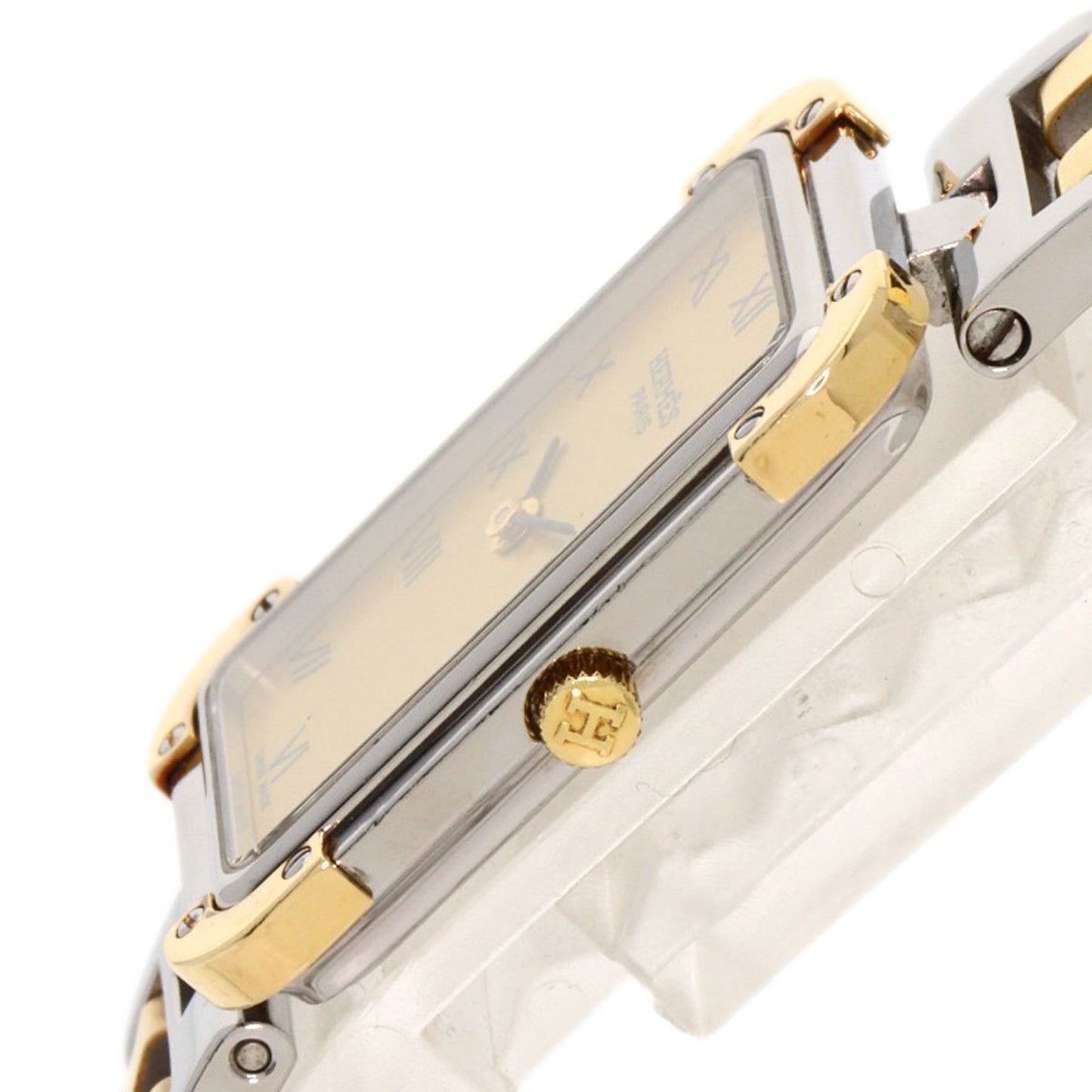 Hermes Cr1.220 Cloajour Watch Stainless Steel Ssxgp