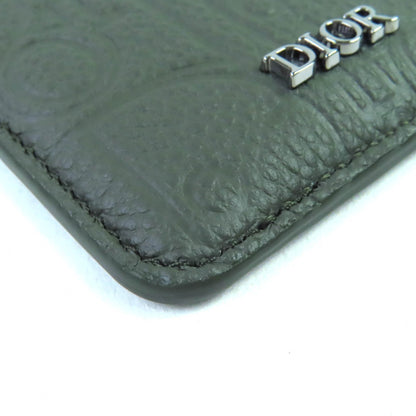 Christian Dior Dior Saddle Logo Magnet Gravity Leather Card Holder/Card Case
