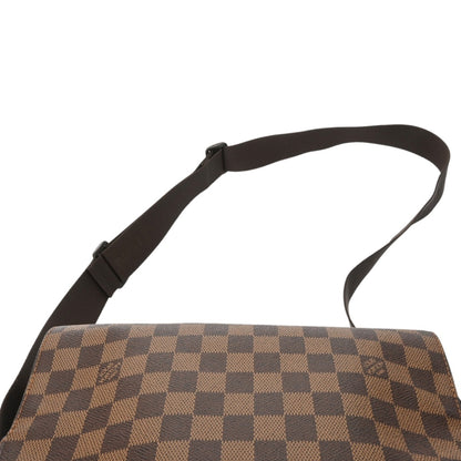 Louis Vuitton Damier Naviglio Brown N45255 Men'S/Women'S Canvas Shoulder Bag