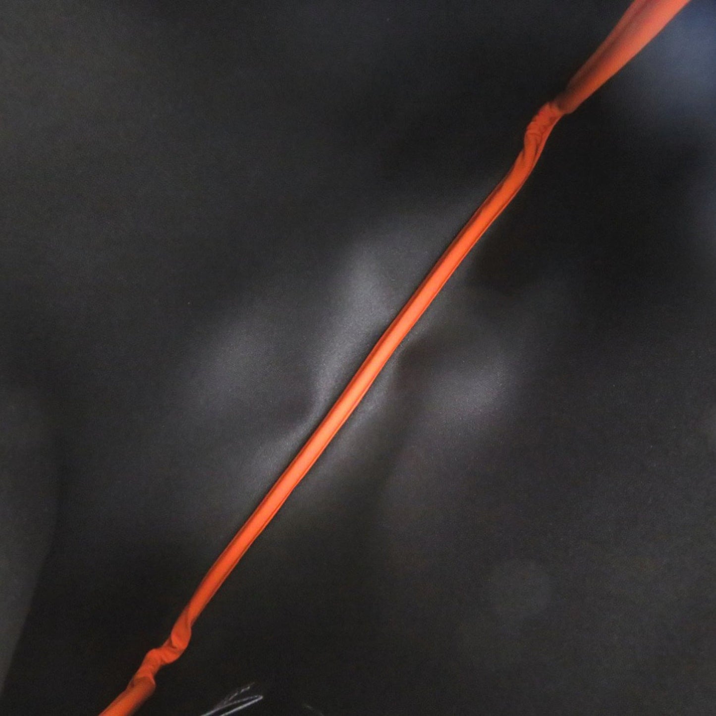 Unused Herms Neoban Mm Nylon/Polyamide Orange Pouch 0575 Hermes