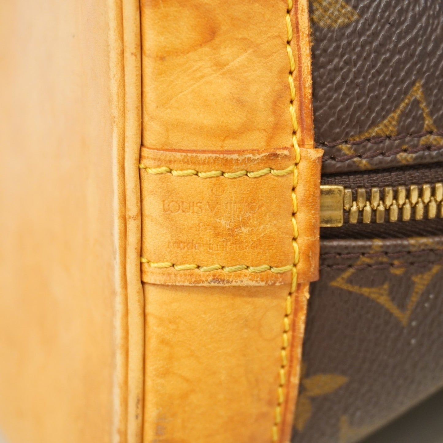 Louis Vuitton Monogram Alma Handbag M51130 Brown