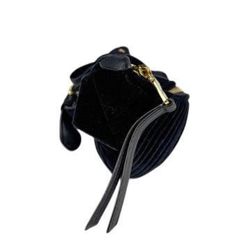 Miu Miu Miu Waist Bag In Black Velvet For Women