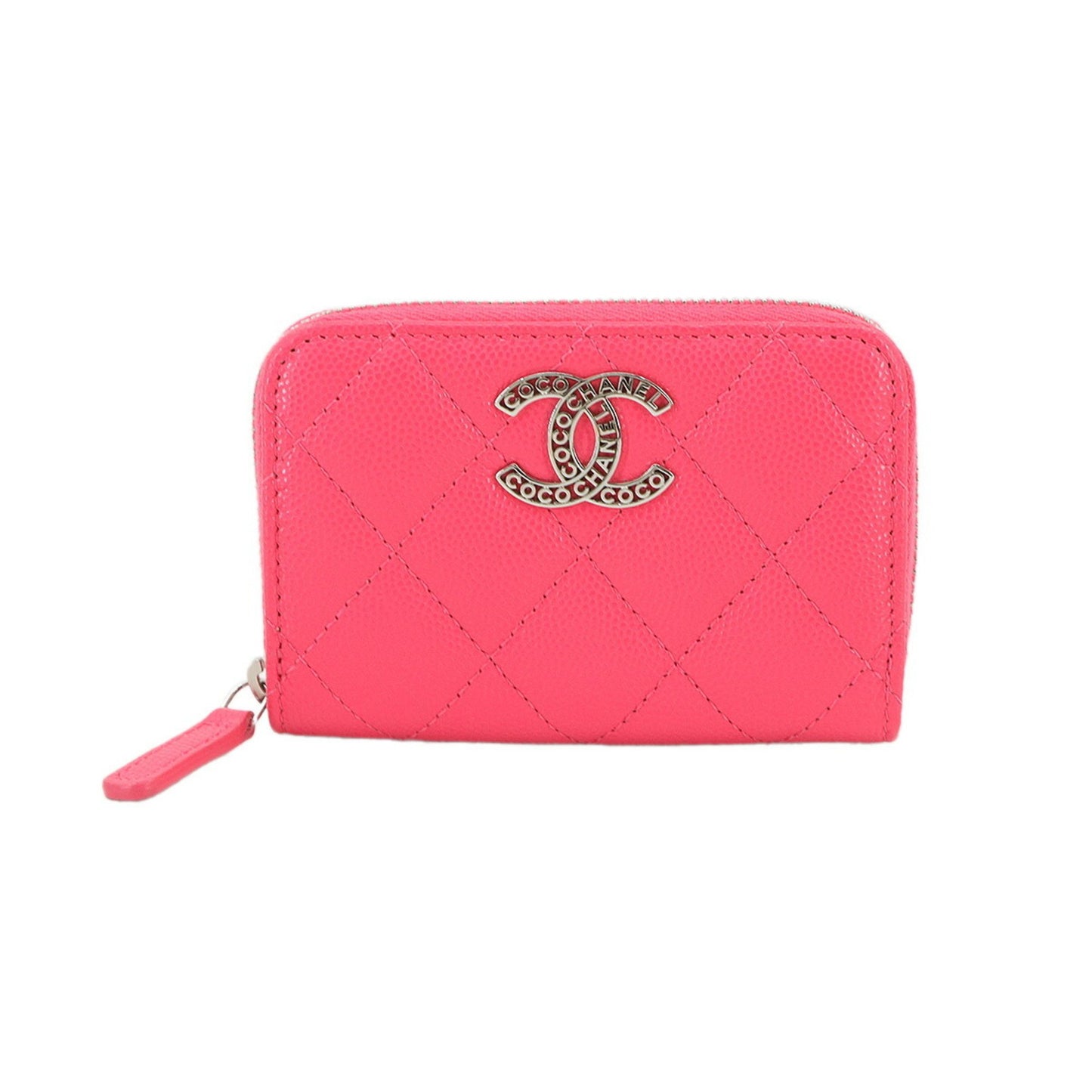 Chanel Matelasse Zip Coin Purse