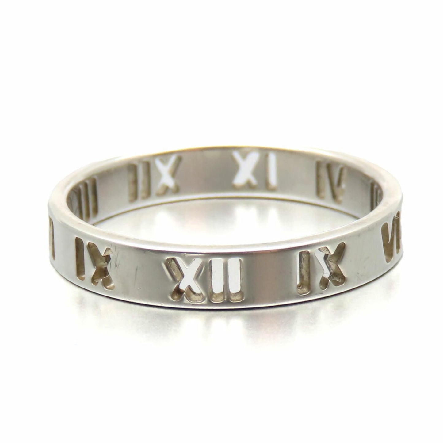 Tiffany & Co. Ring Atlas Silver 925 Approx. 2.1G #16