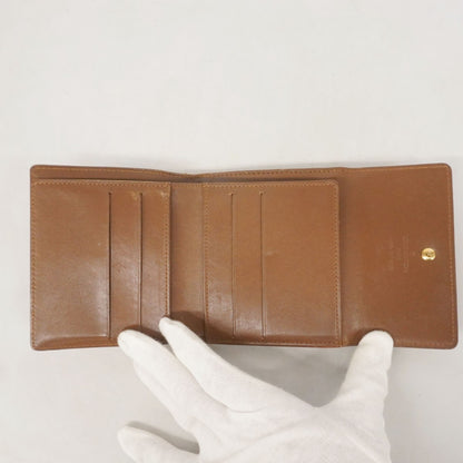 Louis Vuitton Vernis Porte Monnaie Carte Credit Tri-Fold Wallet M91170 Bronze
