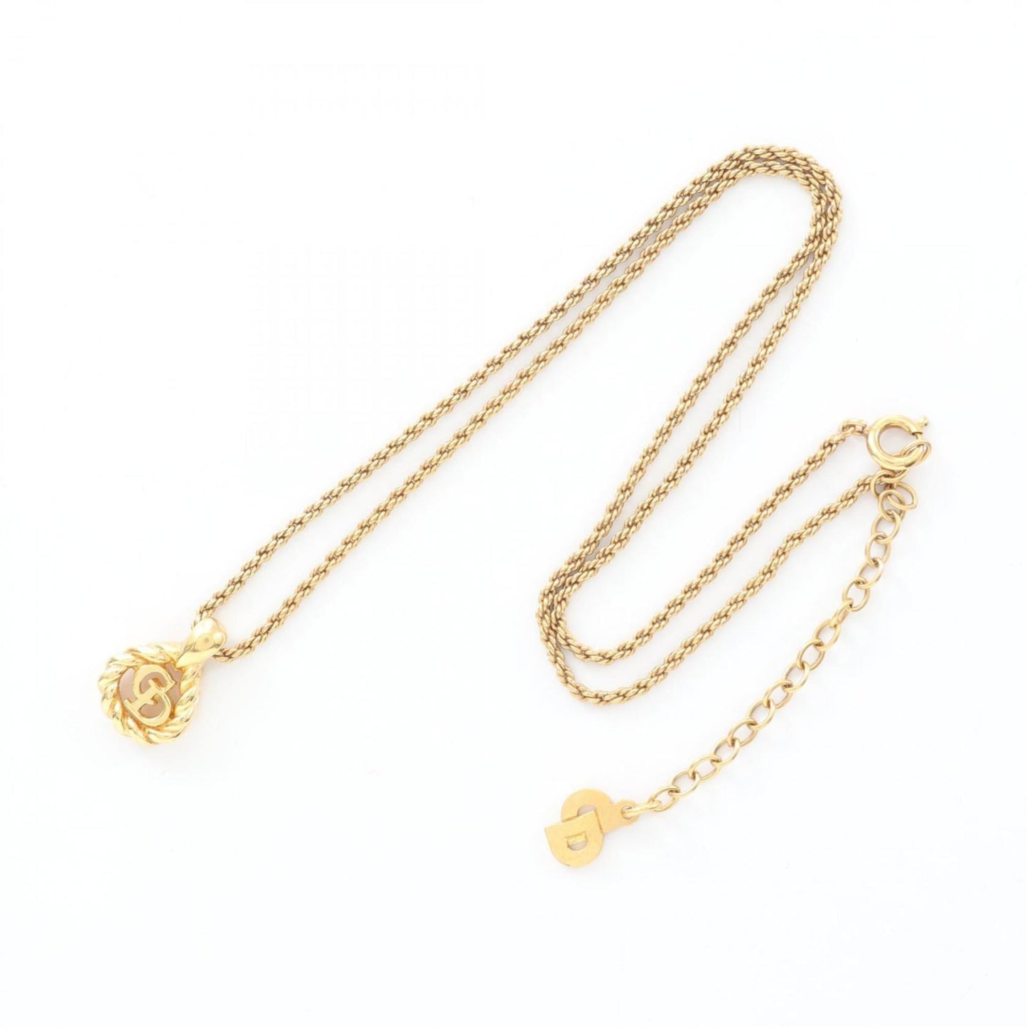 Christian Dior Dior Cd Logo Necklace