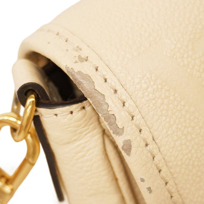 Louis Vuitton Monogram Empreinte Diane Handbag M46388 Crme 2-Way Bag