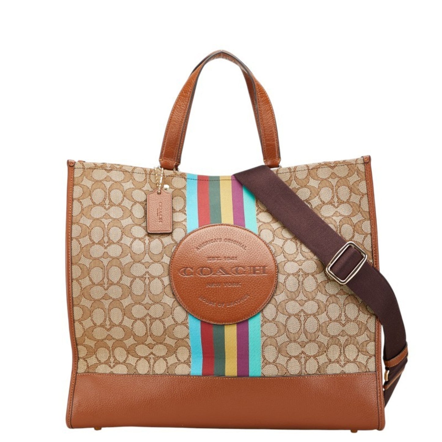 Coach Signature Dempsey Tote/Shoulder Bag