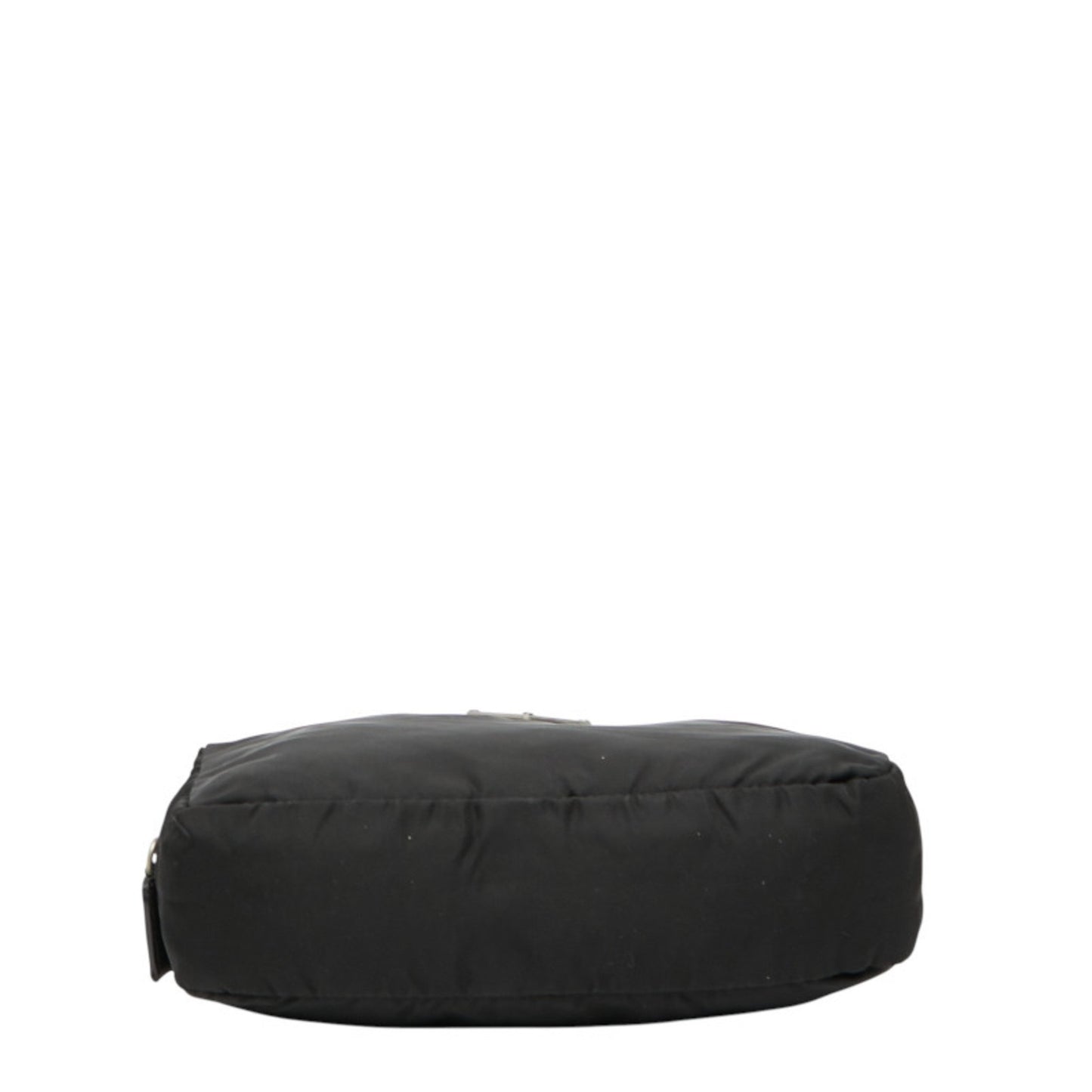 Prada Triangle Logo Plate Pocono Pouch Mv348 Black Nylon