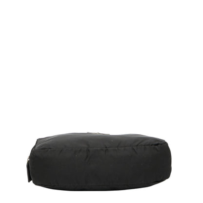 Prada Triangle Logo Plate Pocono Pouch Mv348 Black Nylon