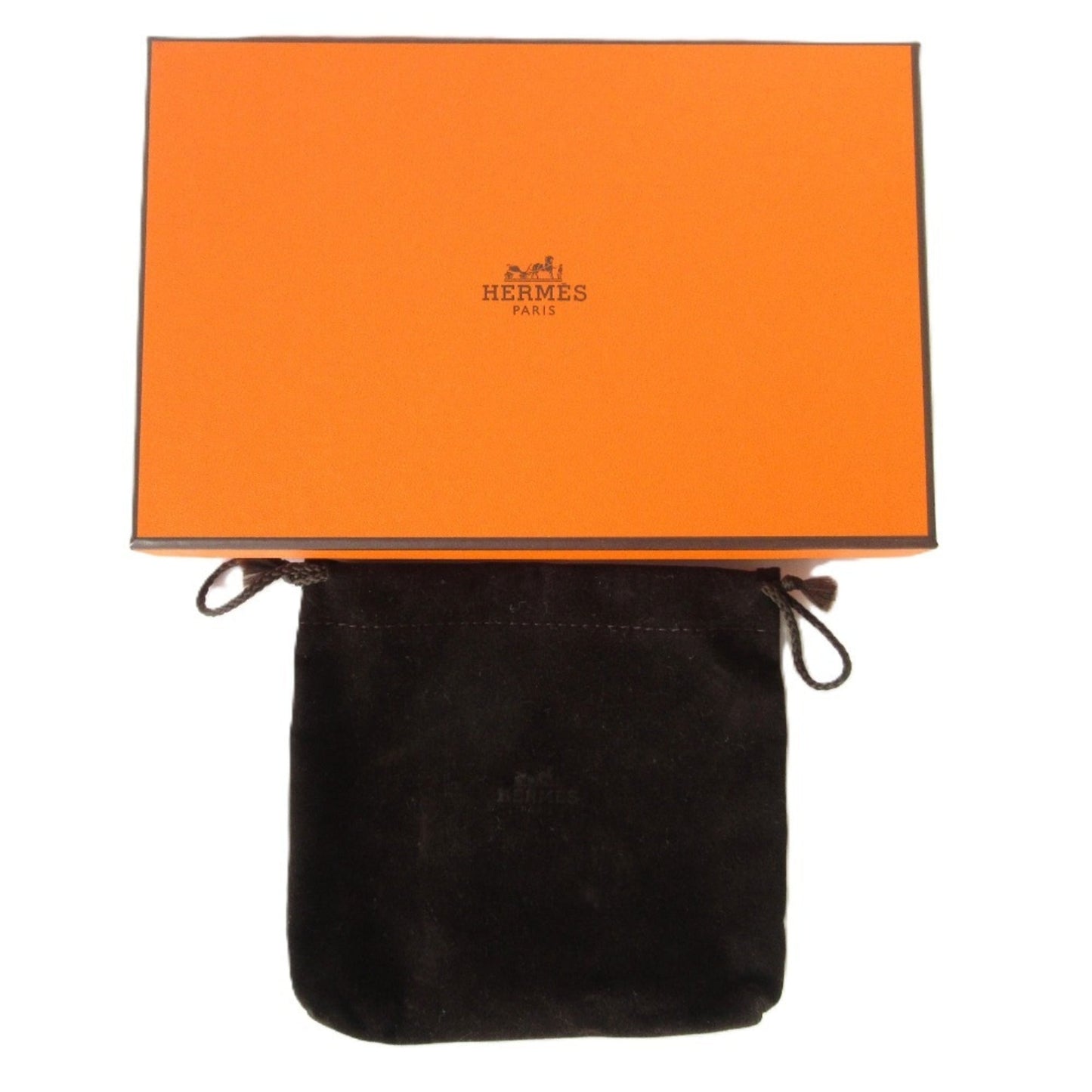 Hermes Variation Pendant Necklace Navy Red