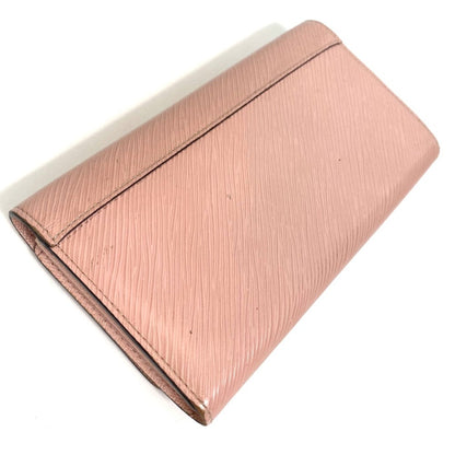 Louis Vuitton M61178 Epi Portefeuille Twist Bi-Fold Long Wallet Leather