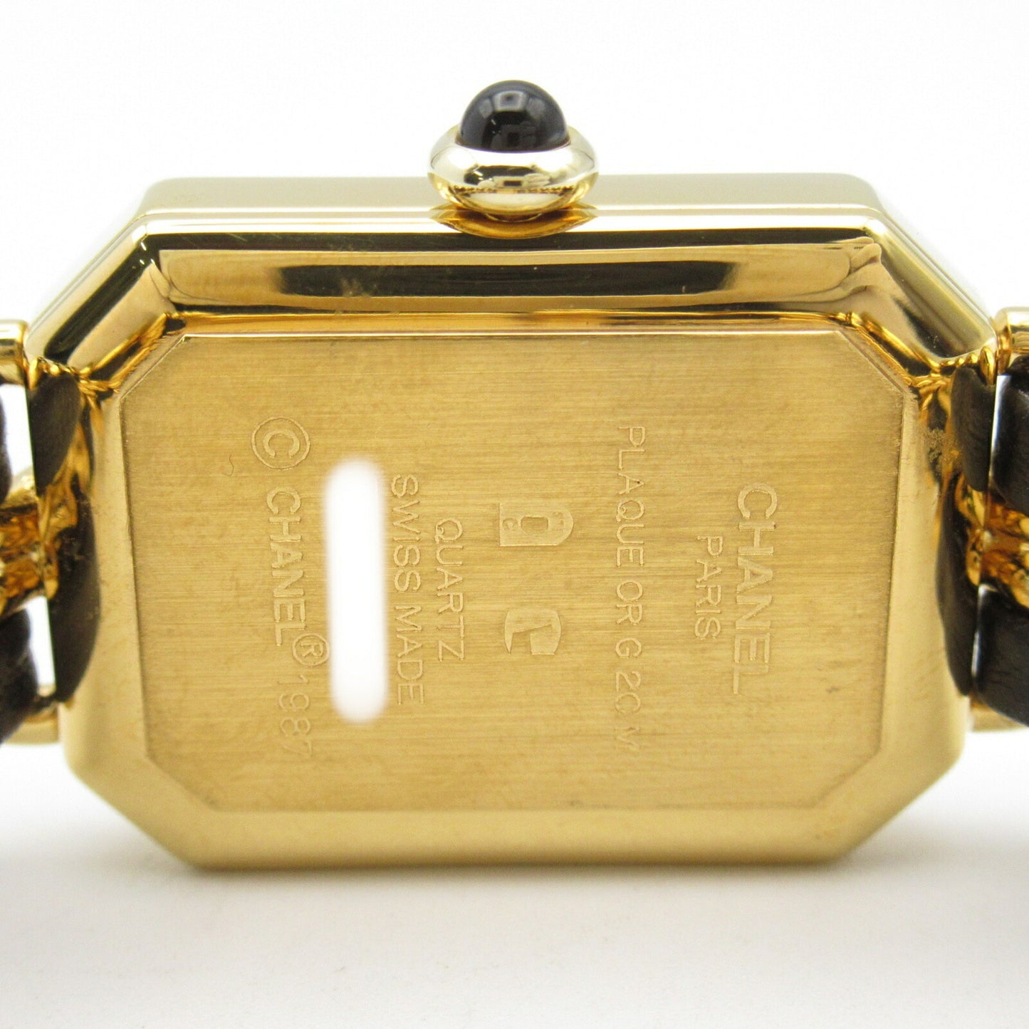Chanel Premiere S Watch Gp (Gold Plated) Leather