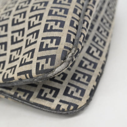 Fendi Zucchino Nylon Canvas Handbag Navy
