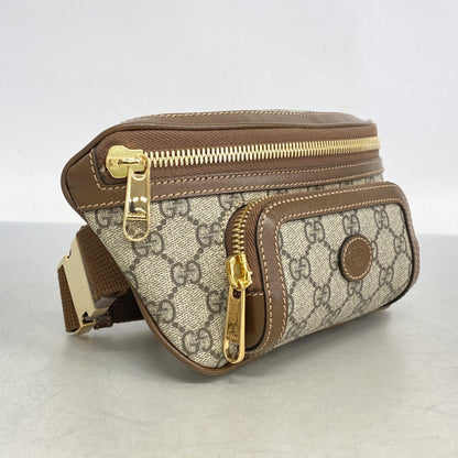 Gucci Gg Supreme Interlocking G Waist Bag 682933 Brown