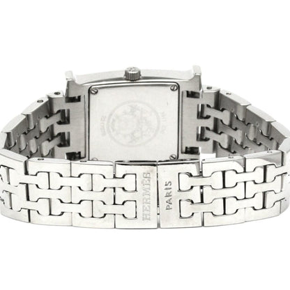 Hermes H Watch Diamond Steel Quartz