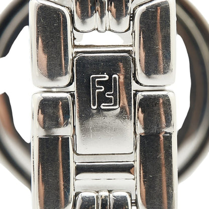 Fendi Watch 900G Quartz Black Dial Stainless Steel Plated