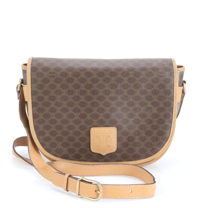Celine Macadam Leather Shoulder Bag