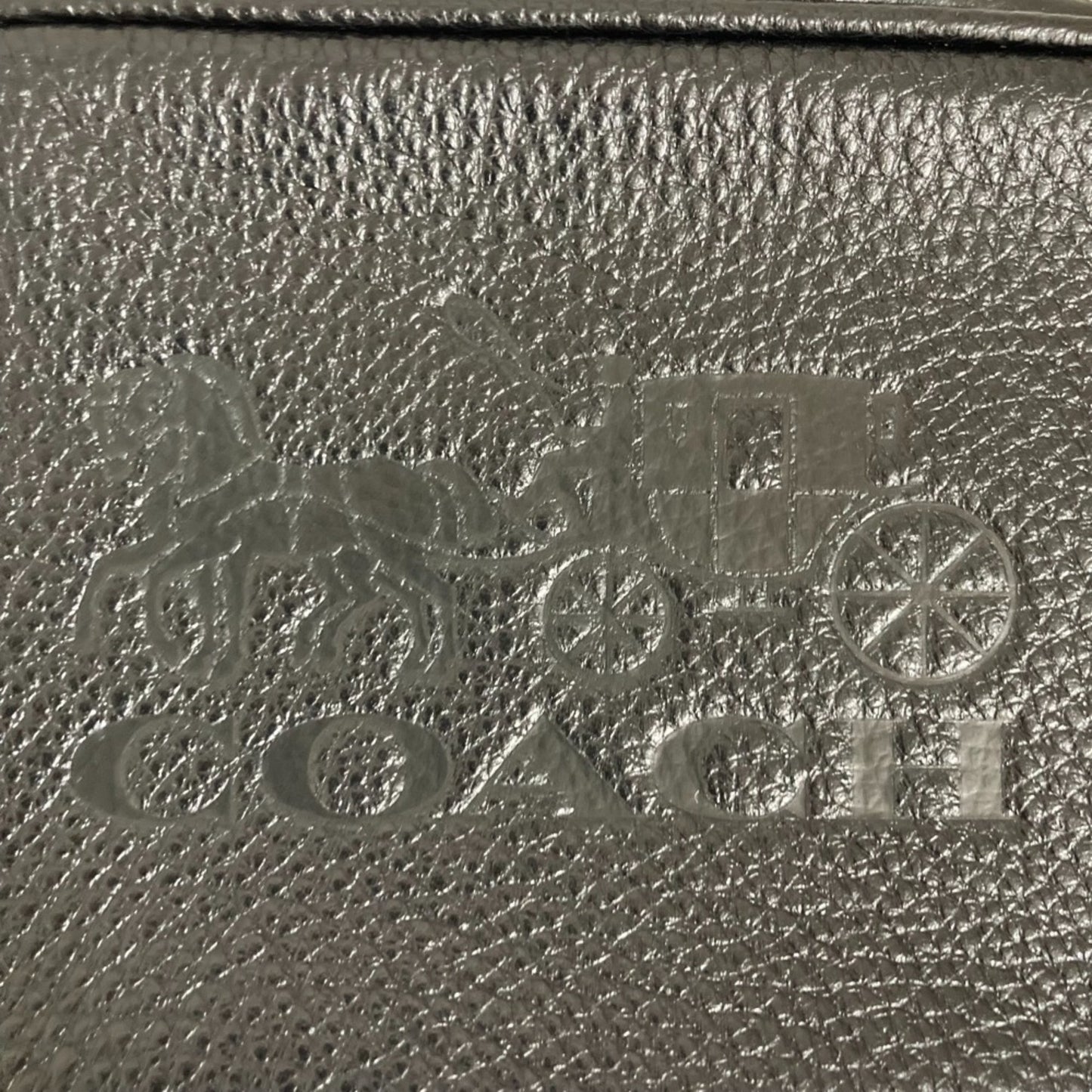 Coach Pebbled Leather Convertible Belt Bag/Shoulder Bag 75952 Black