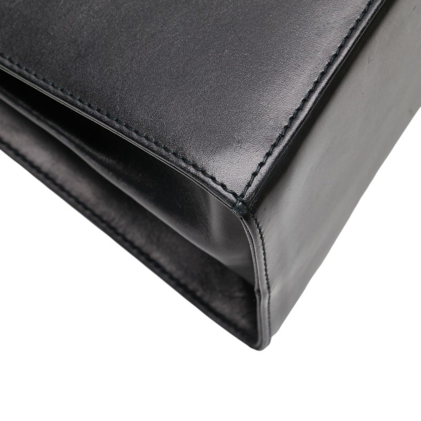 Salvatore Ferragamo Gancini Handbag/Shoulder Bag 2Way O21 2181 Black Leather