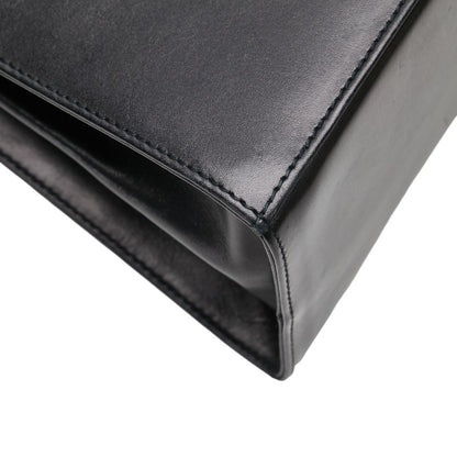 Salvatore Ferragamo Gancini Handbag/Shoulder Bag 2Way O21 2181 Black Leather