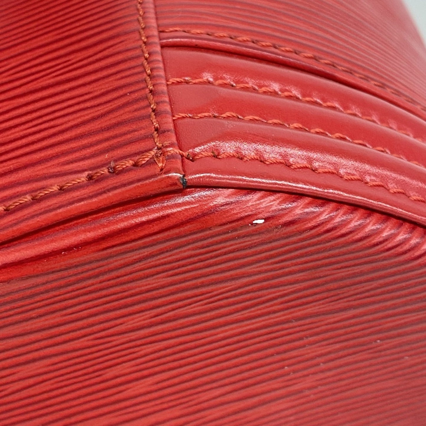 Louis Vuitton Epi Cannes Handbag M48037 Castilian Red