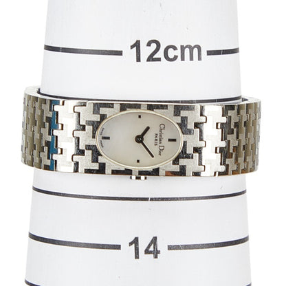 Dior Miss Shell Dial Watch D70-100 Quartz Stainless Steel