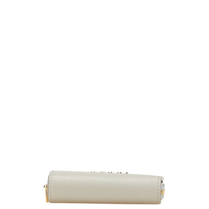 Gucci Script Mini Bifold Wallet 772639 Gray Leather