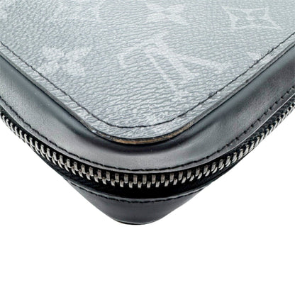 Louis Vuitton Monogram Eclipse Zippy Xl Round Long Wallet