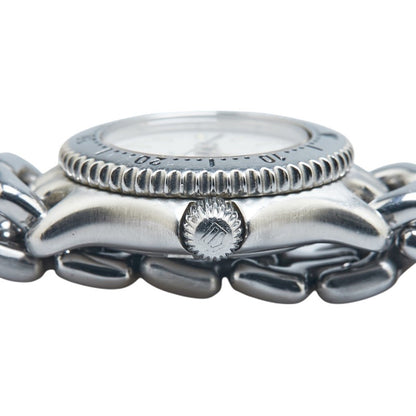 Tag Heuer Professional Watch Wg1412-0 Quartz White Dial Stainless Steel