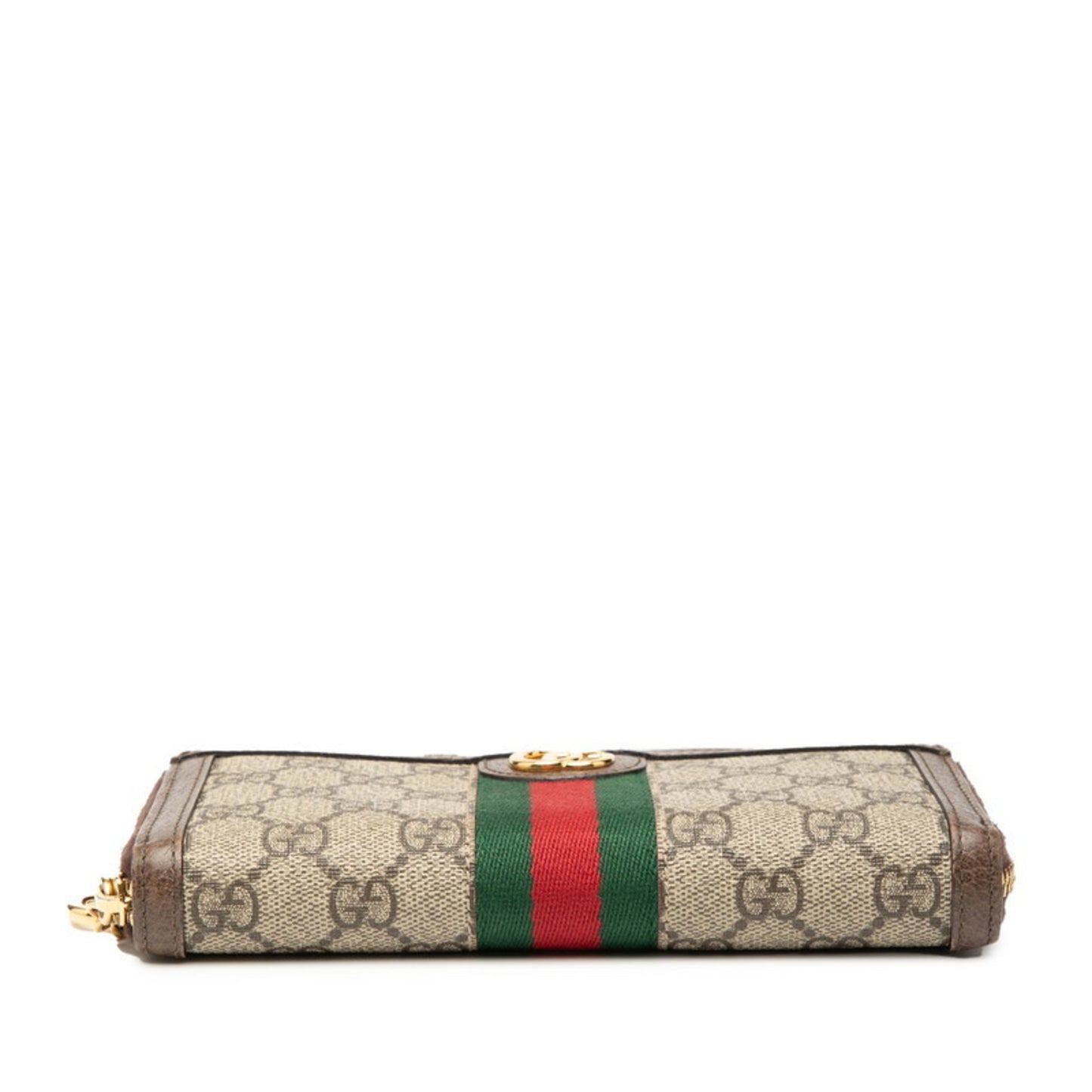 Gucci Gg Supreme Offdia Long Wallet With Round Zipper