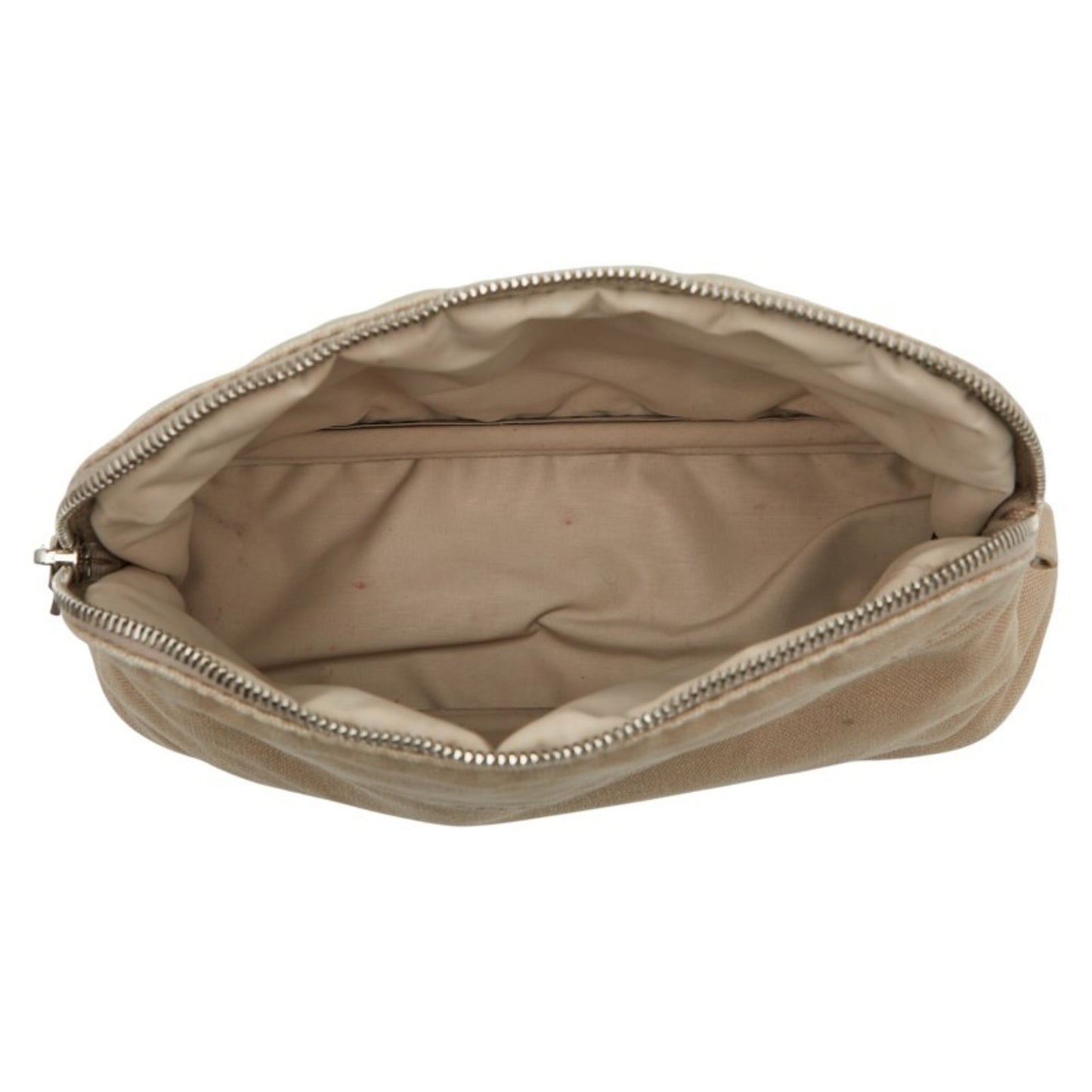 Hermes Bolide Pouch 20 Beige Canvas