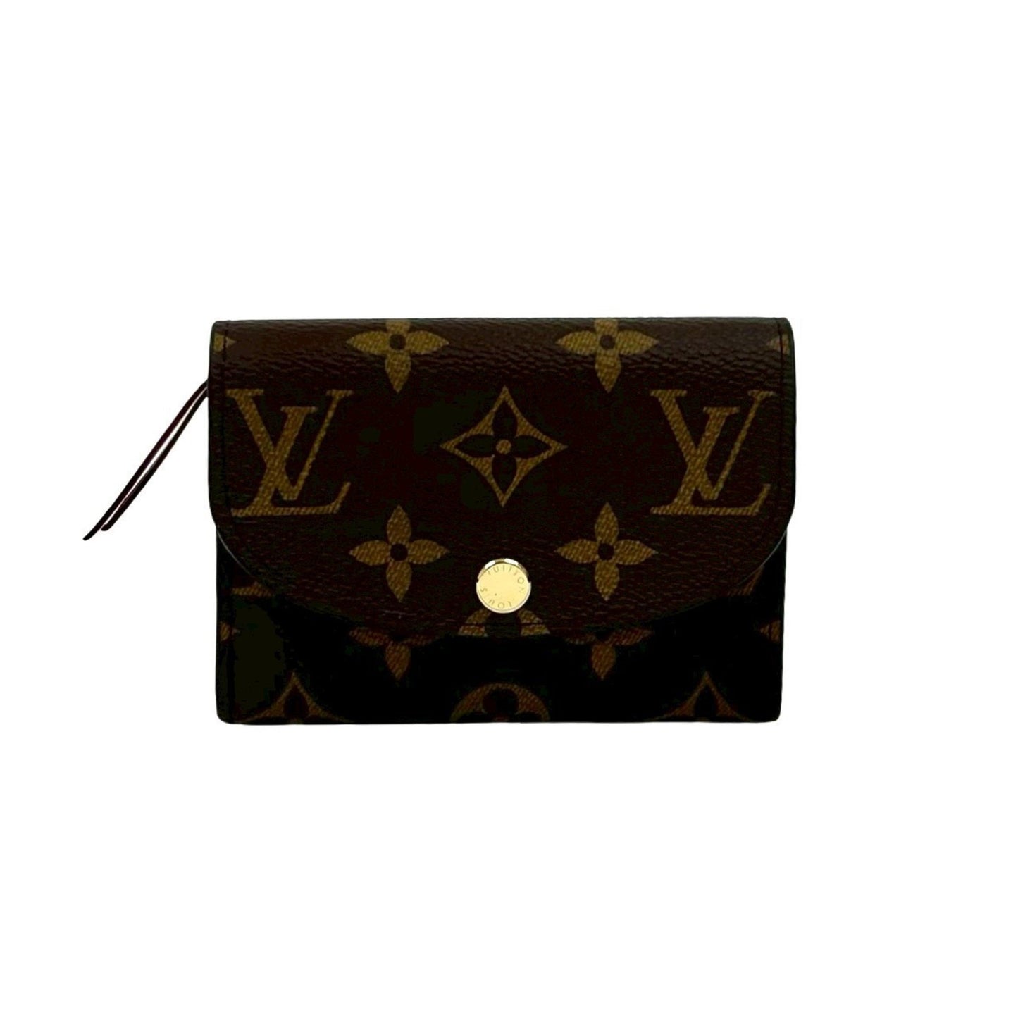 Unused Louis Vuitton Porte Monnaie Rosalie Monogram Leather Coin Case