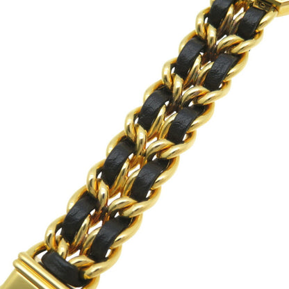 Chanel Premiere M Size H0001 Quartz Watch Ss Black Dial 1529Chanel