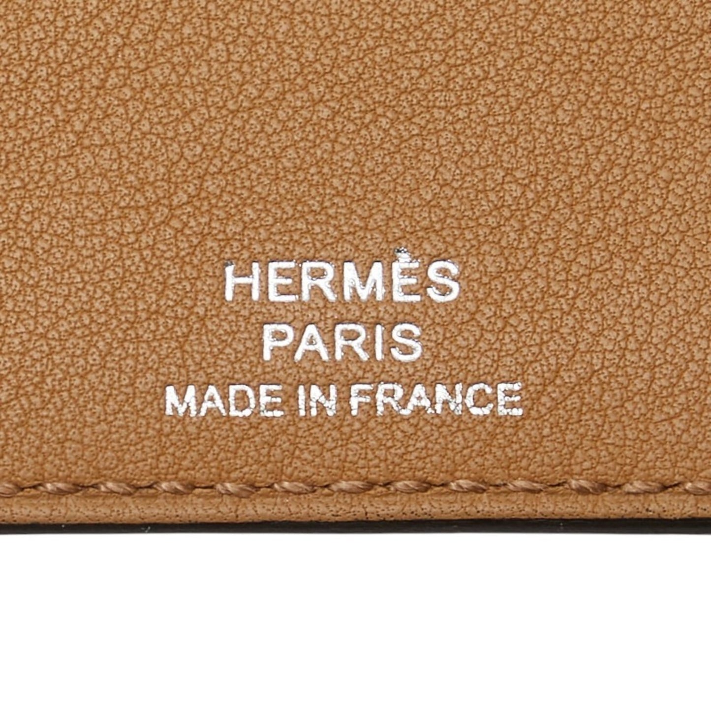 Hermes Herms Ea Zip Pm Notepad Cover In Etoupe Swift Leather