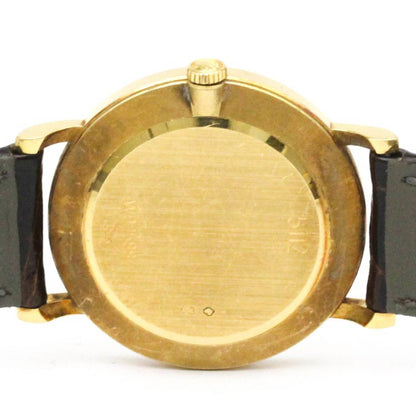 Rolex Cellini 18K Gold Leather Hand-Winding