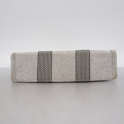 Hermes Herms New Foule Tote Pm Canvas Bag In Gray And Black For Women