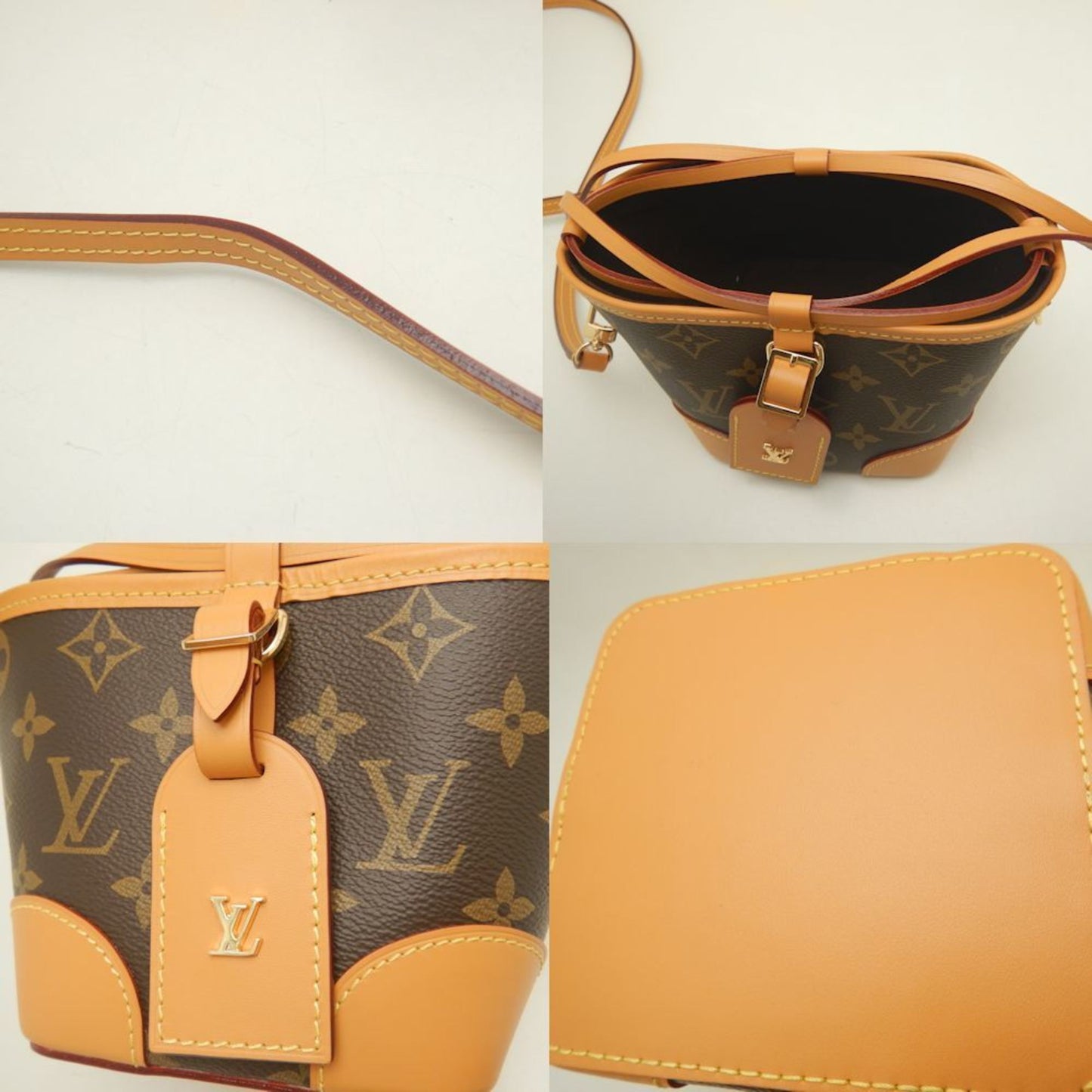 Louis Vuitton Louis Vuitton Monogram Noe Purse M57099 Shoulder Bag Brown 252165