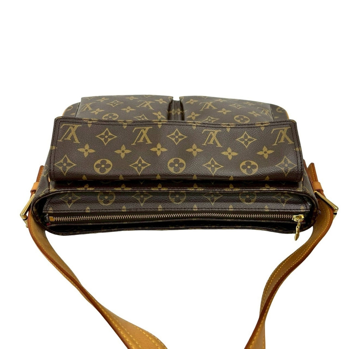 Louis Vuitton Vintage Viva Cite Gm Monogram Leather Semi-One Shoulder Bag