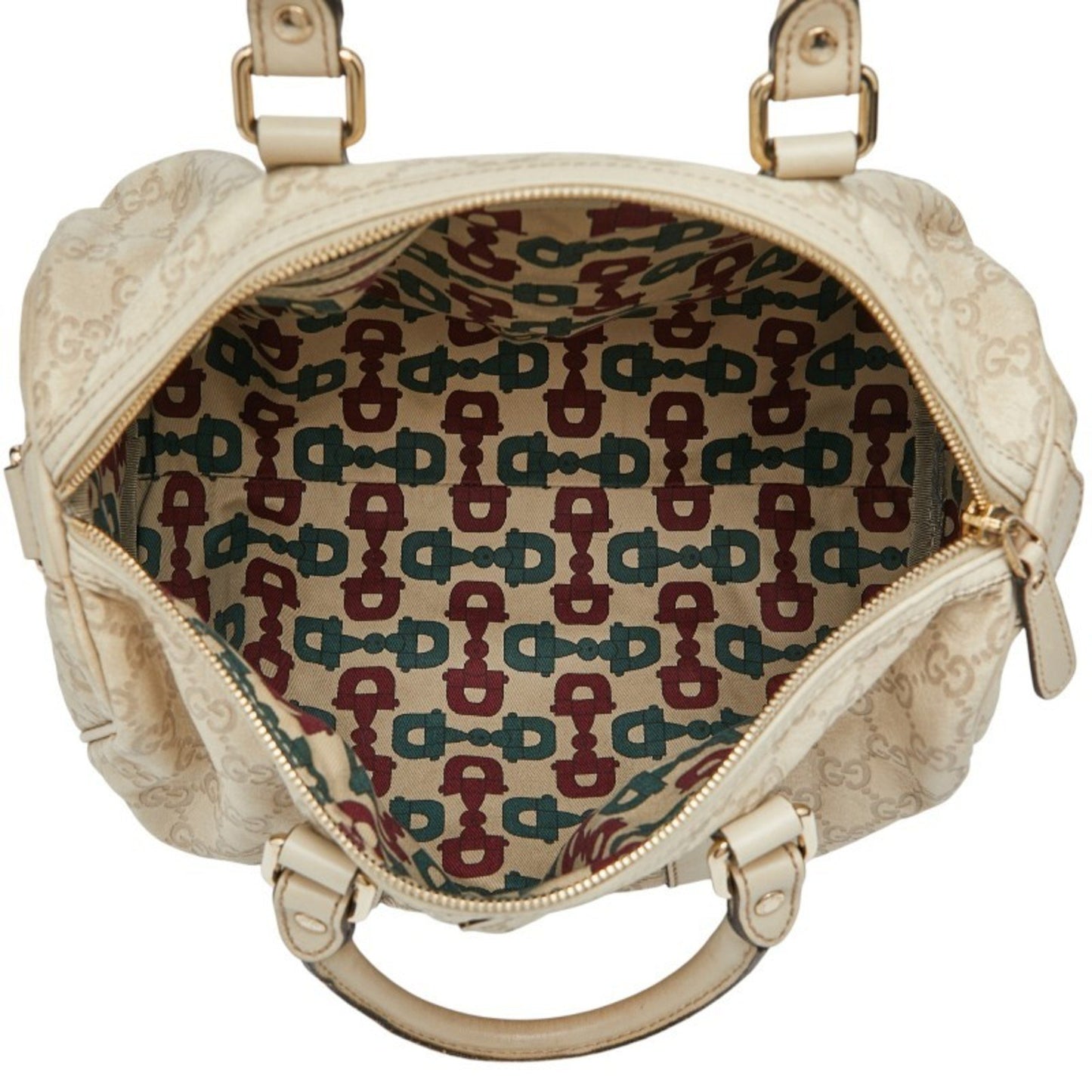 Gucci Guccissima Handbag 193603 Ivory Leather