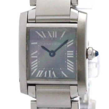 Cartier Tank Francaise Mop Dial Quartz
