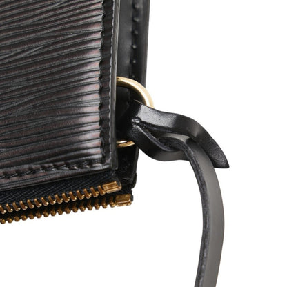 Louis Vuitton Epi Pochette Accessory Pouch M52982 Black Noir Leather