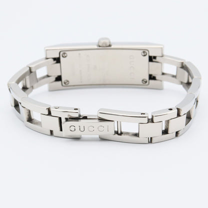 Gucci Women'S Stainless Steel Watch With Pink Shell Finish