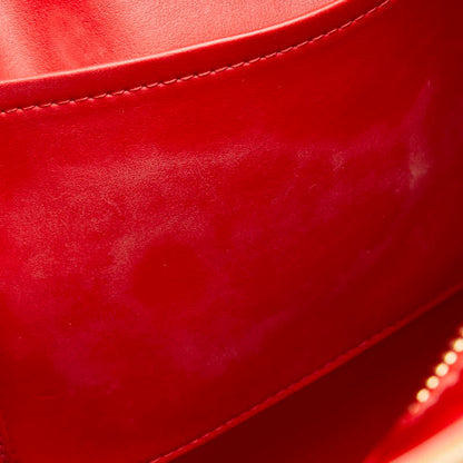 Louis Vuitton Monogram Vernis Sutton Tote/Shoulder Bag M91080 Rouge Red Patent Leather