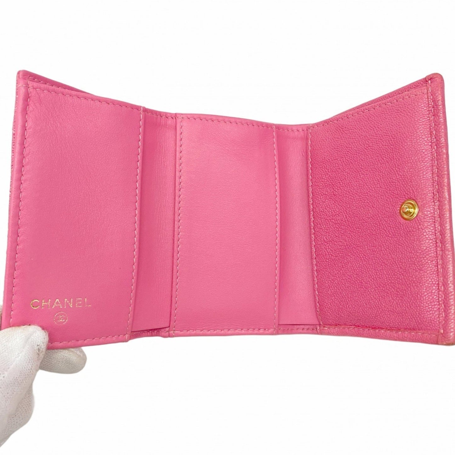 Chanel Boy Tri-Fold Wallet